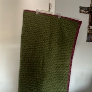 Homemade Reversalable Quilt  55” long 42” wide washable